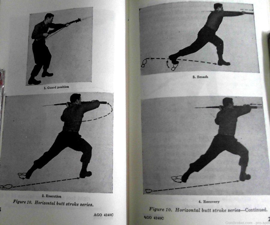 Bayonet Fighting by Desert Publications / Combat Bookshelf 1978 Reprint New-img-6