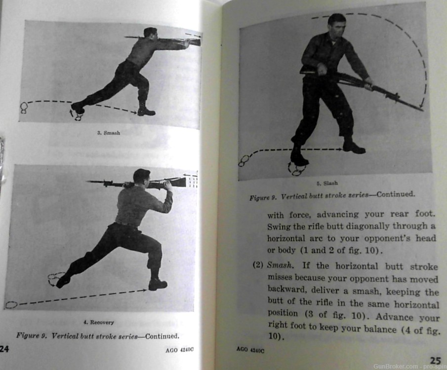 Bayonet Fighting by Desert Publications / Combat Bookshelf 1978 Reprint New-img-5