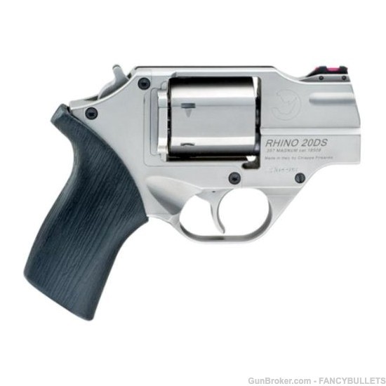 NEW, CHIAPPA WHITE RHINO 200DS 357MAG 2" NKL 6RD, PENNY START-img-0