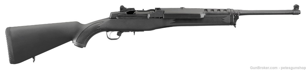 Ruger Mini 14 Ranch 18.5'' Barrel 5.56 NATO / 223 Rem 2 Mags Rings 5855 NEW-img-0