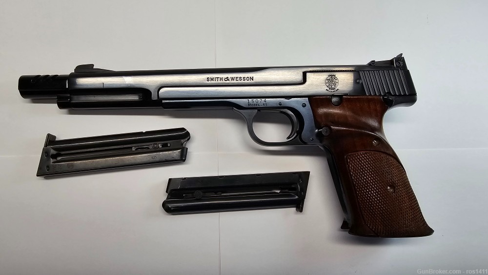 Smith & Wesson Early Model 41w/ cocking indicator- Excellent Condition-img-0
