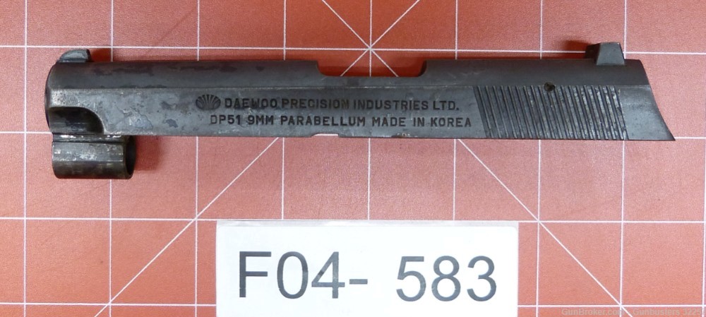 Daewoo DP51 9mm, Repair Parts F04-583-img-3