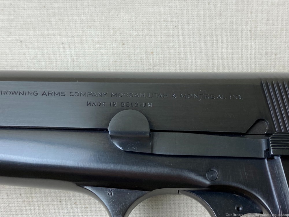 Browning Hi Power 9mm Para 4.7" Blued begian-img-4