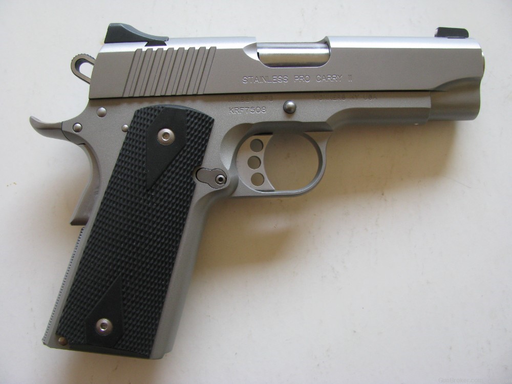 Kimber Pro Carry II  9mm  Two tone Silver with Original Case-img-3