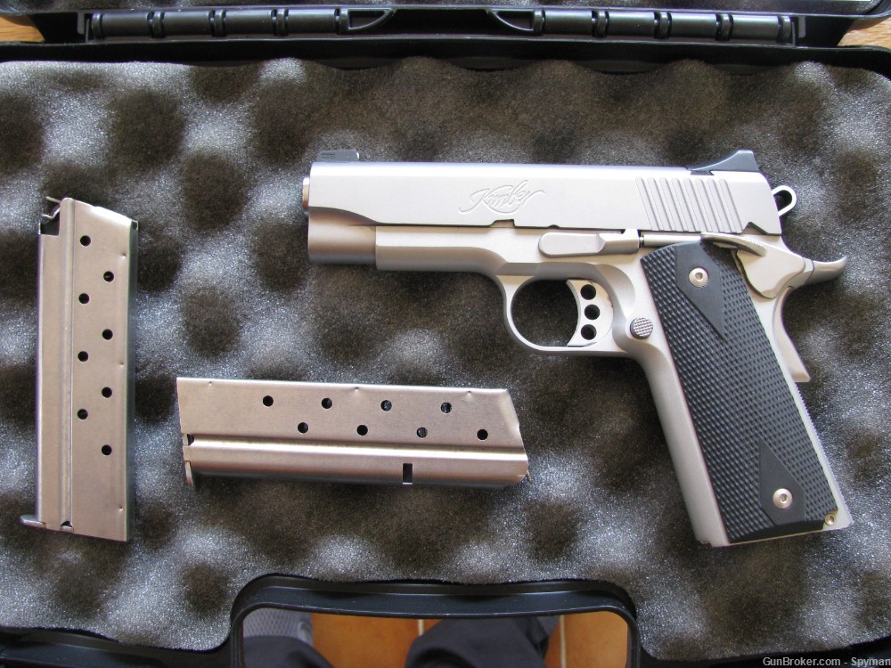 Kimber Pro Carry II  9mm  Two tone Silver with Original Case-img-1