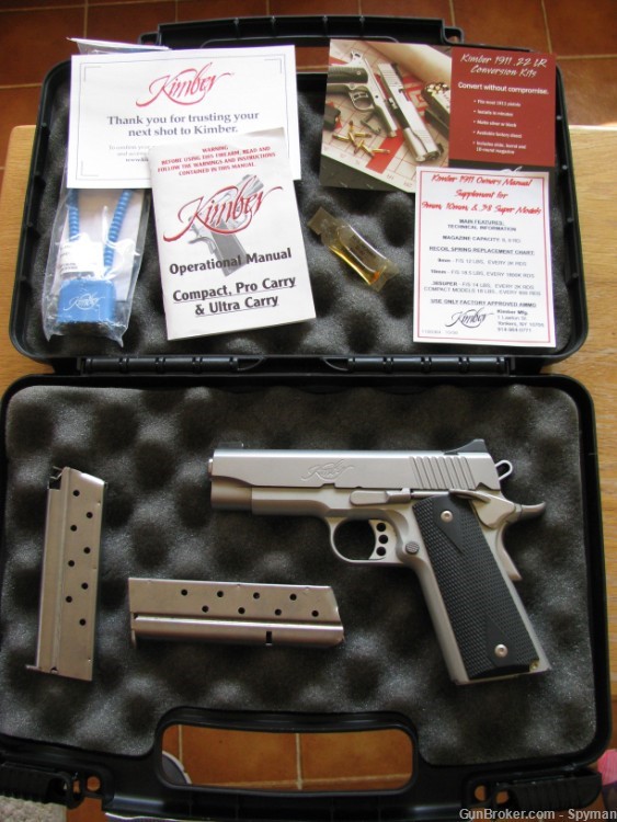 Kimber Pro Carry II  9mm  Two tone Silver with Original Case-img-0