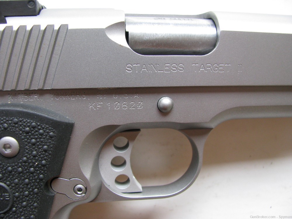 Kimber Stainless Target II .38 Super with Extra 9mm Barrel Original case-img-5