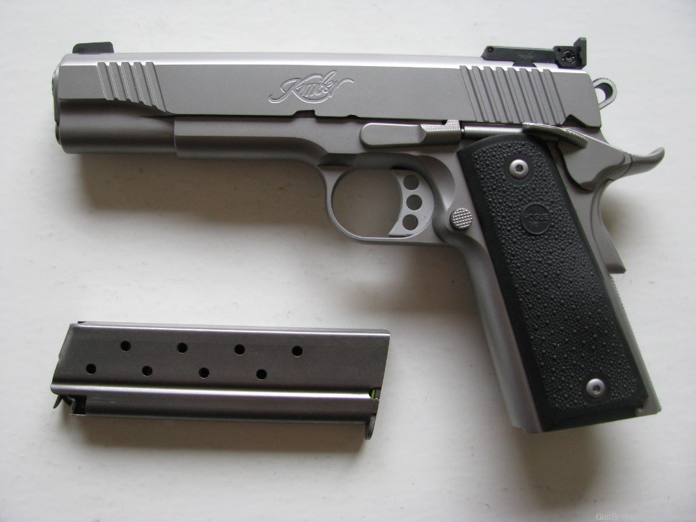 Kimber Stainless Target II .38 Super with Extra 9mm Barrel Original case-img-2