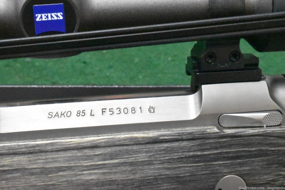 Sako 85L Kodiak 375H&H Zeiss  scope unfired-img-3