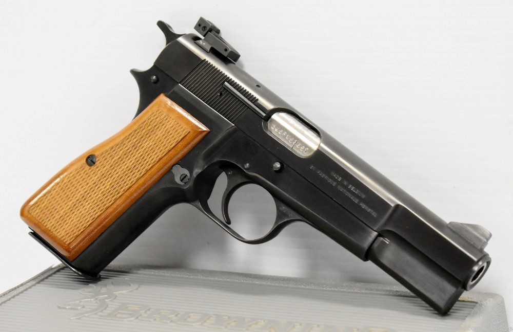 Belgian FNH Browning Hi-Power Single Action 9mm Pistol - Circa 1985-img-2