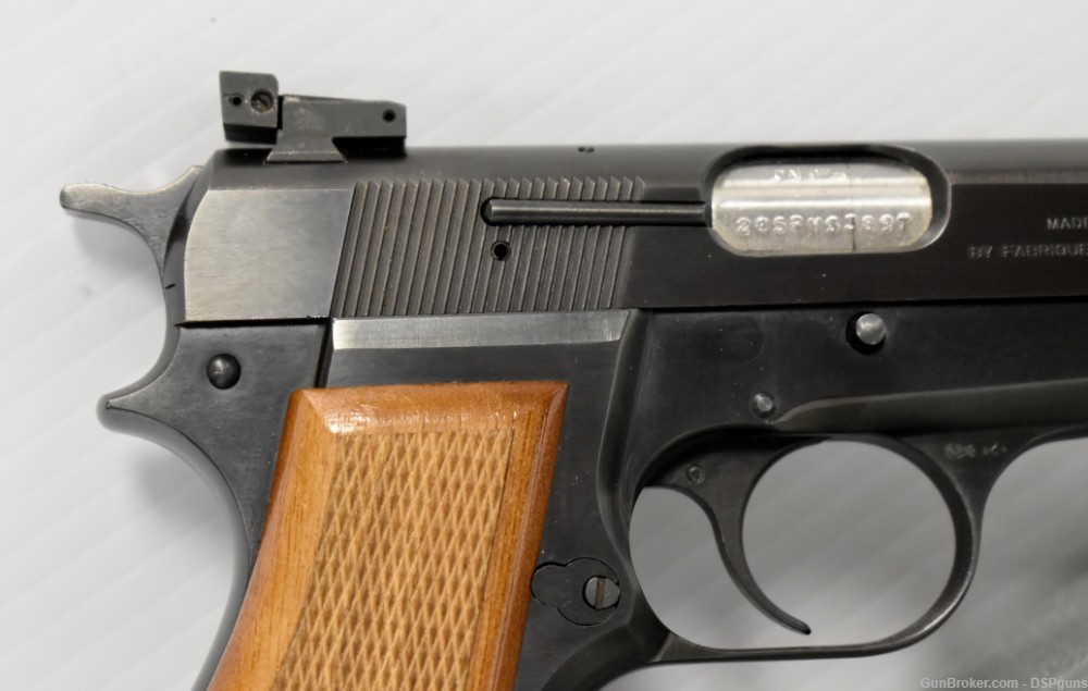 Belgian FNH Browning Hi-Power Single Action 9mm Pistol - Circa 1985-img-5