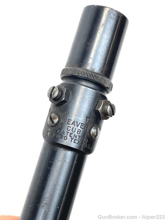 Weaver CUB rifle scope 3/4" tube perfect for your CMP 03-A4 sniper-img-2