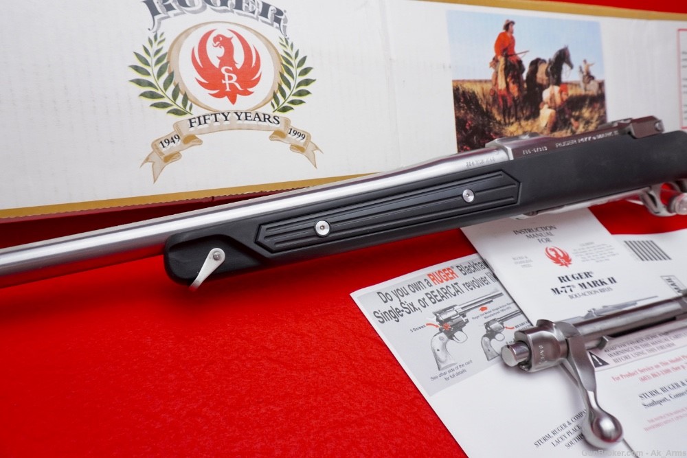 Holy Grail Ruger M77 Stainless .264 Win Mag *SCARCE ZYTEL PADDLE STOCK* NIB-img-2
