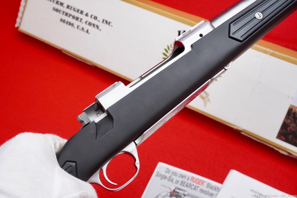 Holy Grail Ruger M77 Stainless .264 Win Mag *SCARCE ZYTEL PADDLE STOCK* NIB-img-25