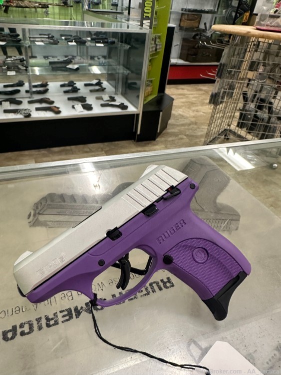 NEW RUGER EC9S 9MM EC9 S PURPLE / SS 3.12" 7RD 3295-img-2