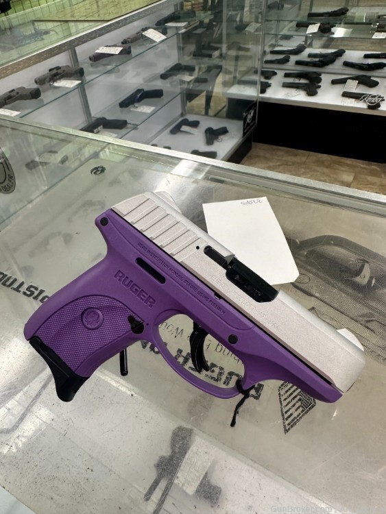 NEW RUGER EC9S 9MM EC9 S PURPLE / SS 3.12" 7RD 3295-img-0
