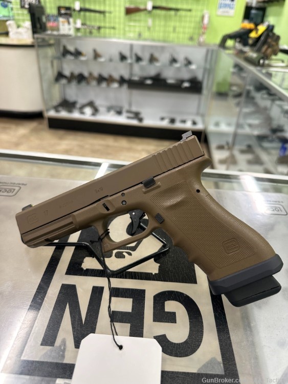 USED GLOCK 17G3 RTF2 17 G3 9MM 19RD FDE 4.49" COMES AS IS-img-3
