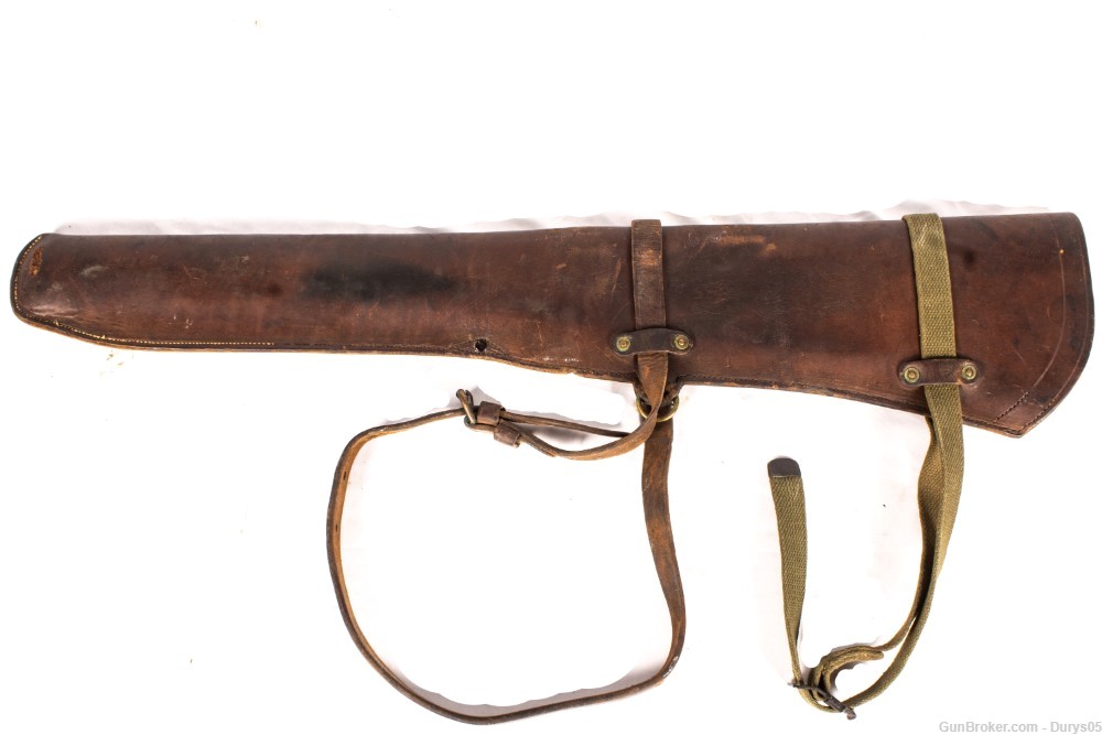 WW II Era Leather Rifle Scabbard -img-10