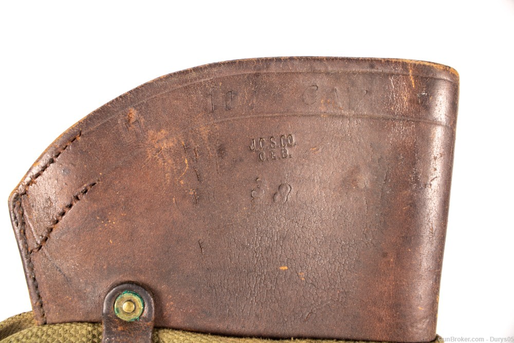 WW II Era Leather Rifle Scabbard -img-11