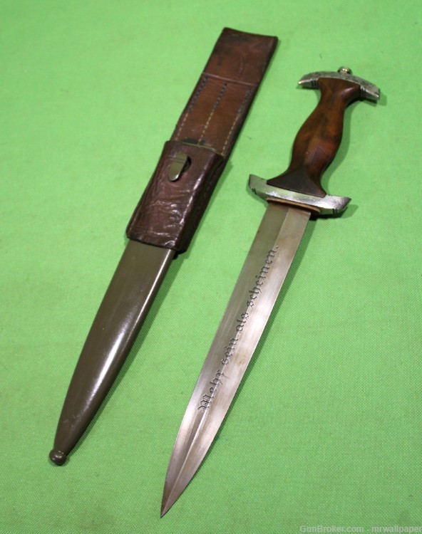 German WWII NPEA Enlisted Mans Dagger & Scabbard LG-img-0