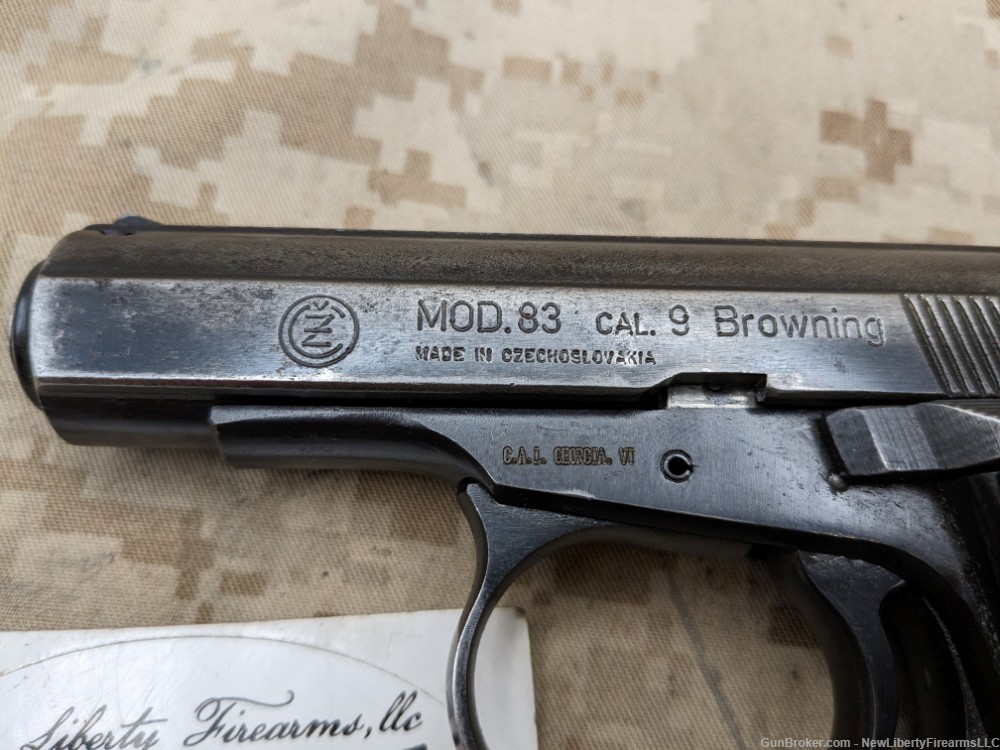 CZ83 .380 ACP DA/SA pistol 1-12rd Mag, Import Marked, Fair Condition, USED-img-3