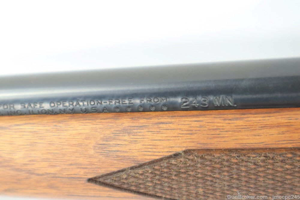 Rare Like New Remington 700 European 243 Win Bolt Action Rifle W/ Box 22" -img-16