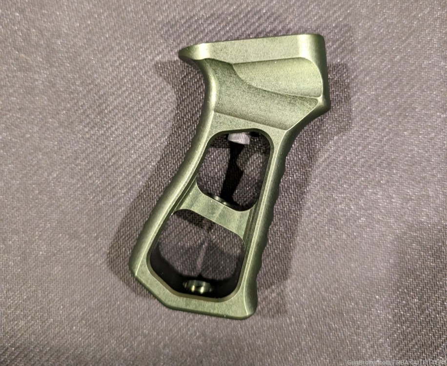 JMAC Customs Green Skeletonized Pistol and Forward Grip-img-1