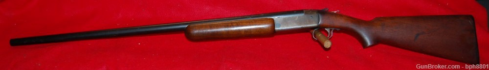 Winchester 37 Single Shot Shotgun 16 Ga Red Letter Pigtail Narrow Lever-img-1
