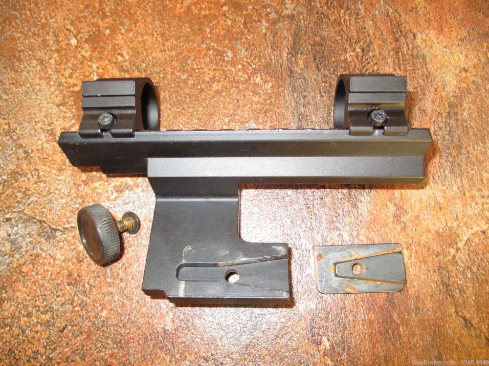Ruger Mini 14 Side Scope Mount with 1" Scope Rings and Mounting Plate-img-1