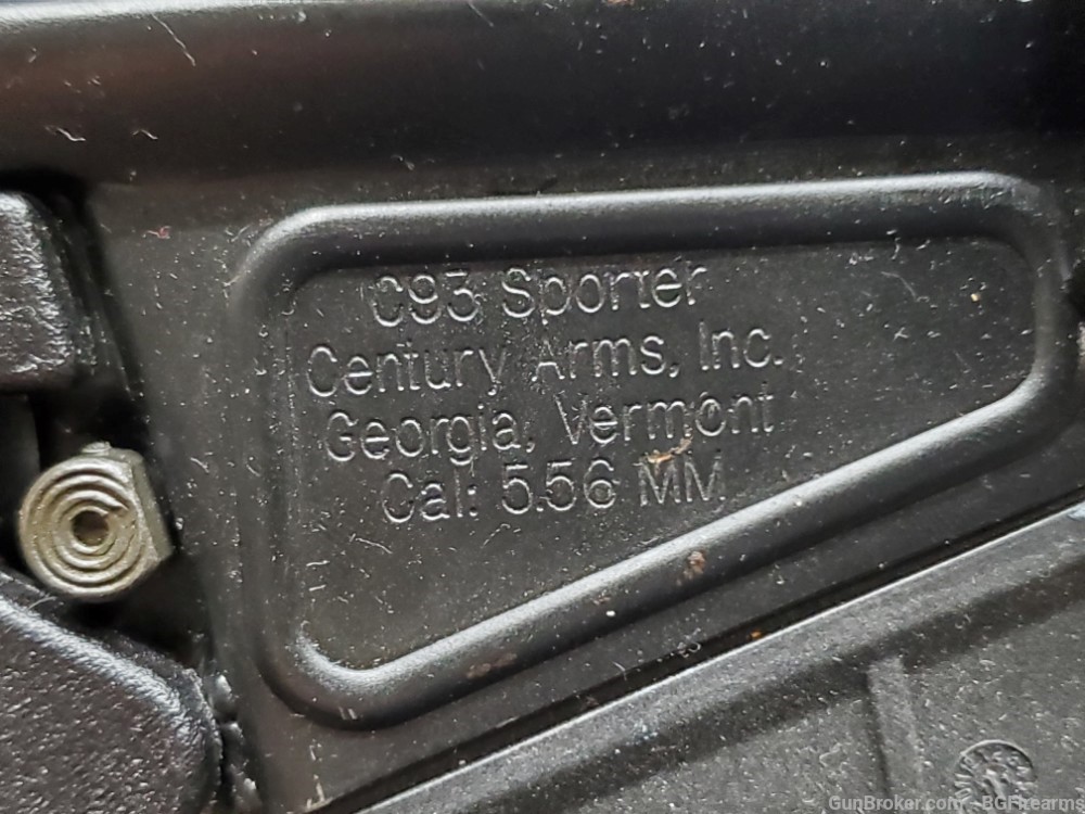 Century Arms C93 Sporter 5.56 mm semi auto rifle $.01 start No Reserve-img-3