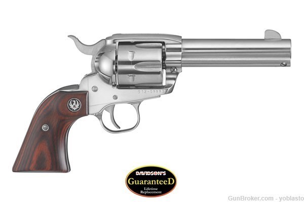 Ruger Vaquero 45 Colt 4.62 High Gloss Stainless Special Pricing Available-img-0