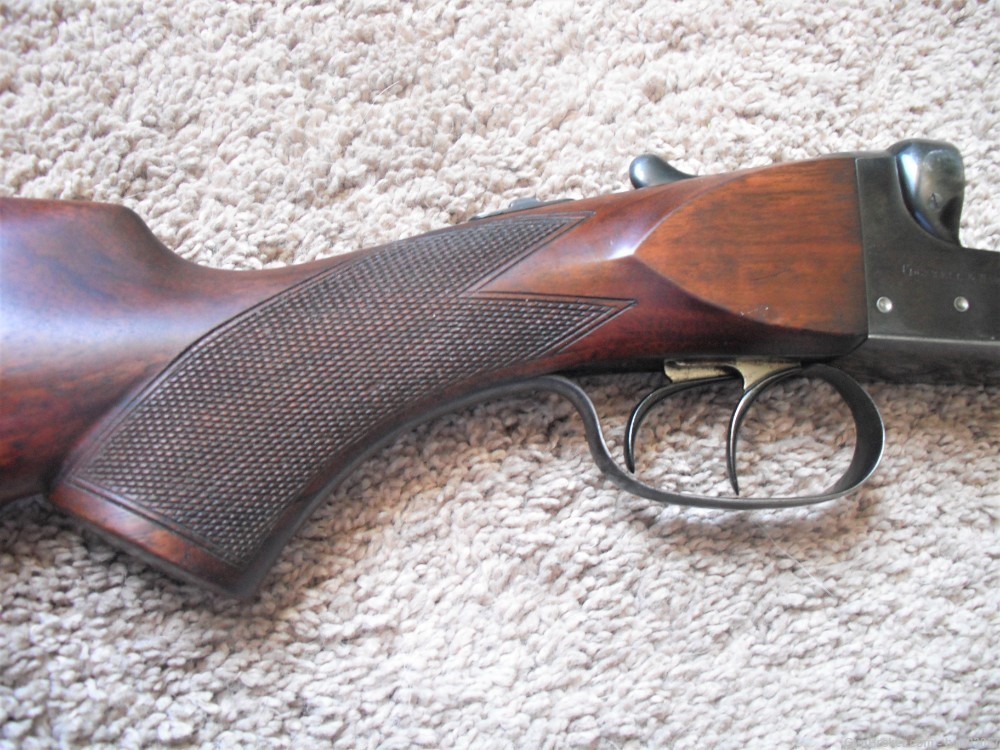 Cogswell & Harrison Dbl. RIFLE: .375 2 1/2 Flanged Case, Nitro Express, C&R-img-6