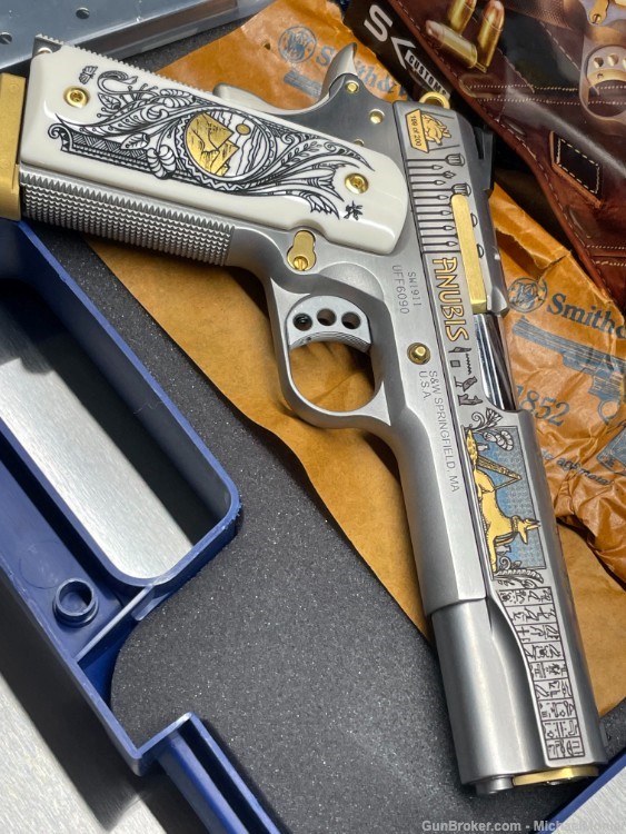  SK Customs GODS OF EYGPT ANUBIS #199 of 200 - Exc. Smith & Wesson 1911-img-1