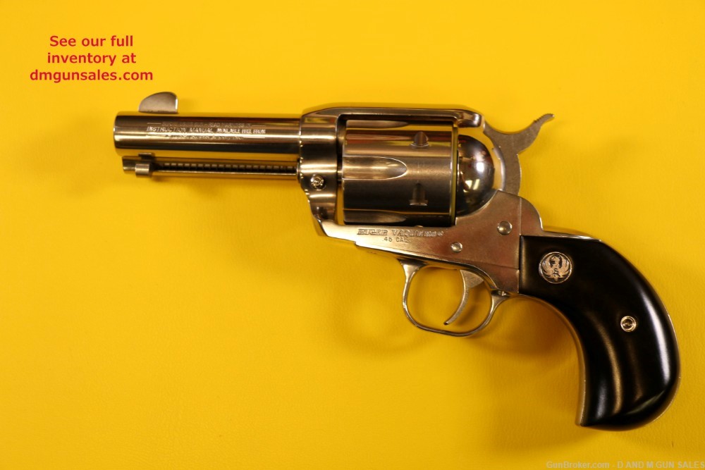 RUGER VAQUERO BIRDS HEAD .45 COLT STAINLESS -img-1