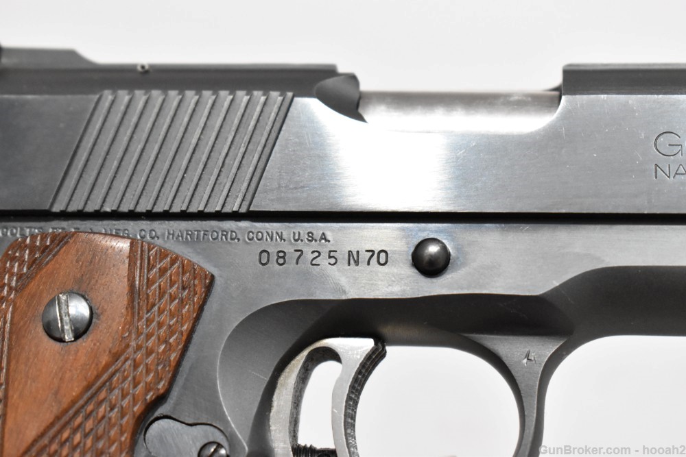 Colt MKIV Series 70 Gold Cup National Match 1911 Pistol 45 ACP 1981-img-14