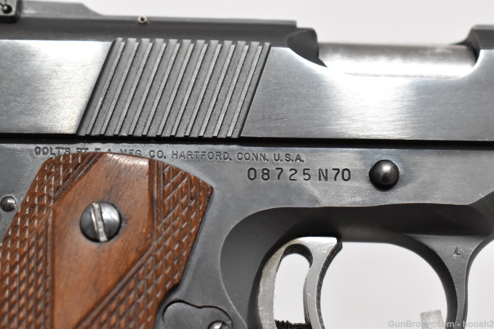 Colt MKIV Series 70 Gold Cup National Match 1911 Pistol 45 ACP 1981-img-15