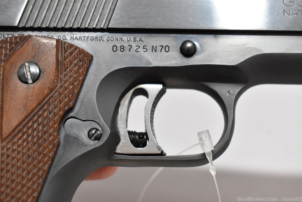 Colt MKIV Series 70 Gold Cup National Match 1911 Pistol 45 ACP 1981-img-17