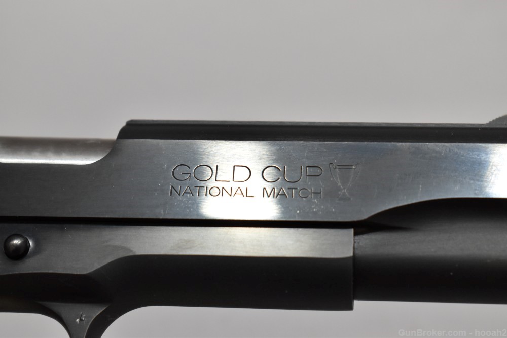 Colt MKIV Series 70 Gold Cup National Match 1911 Pistol 45 ACP 1981-img-13