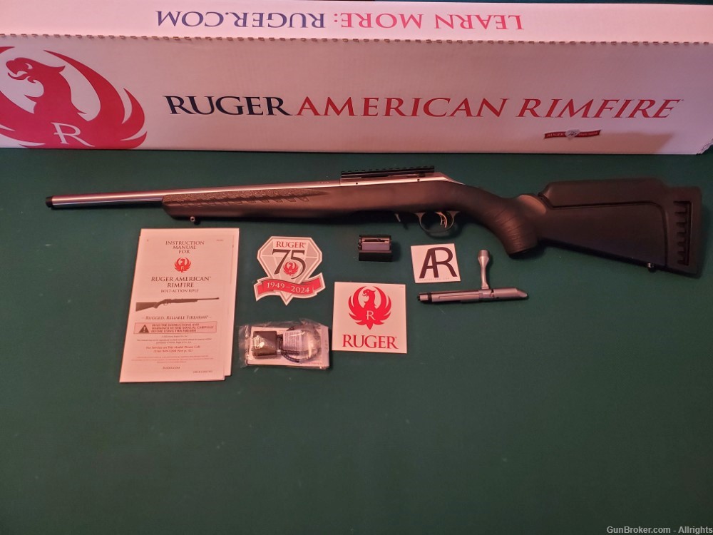 Ruger American 17 HMR 18" 9-RD Bolt Action Rifle UPC 736676083534-img-2