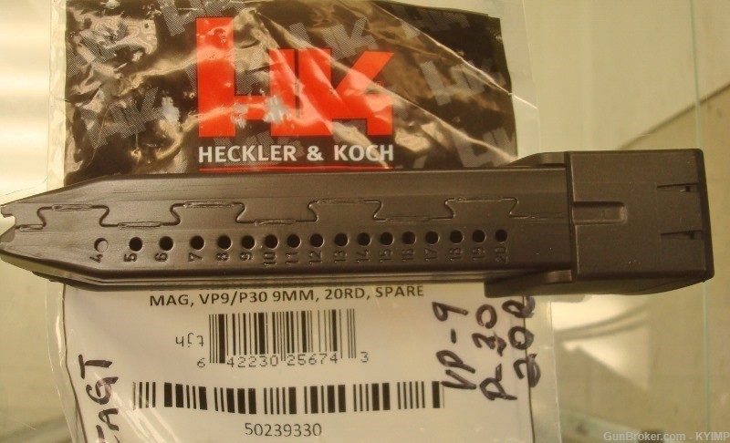 1 H&K P30 9mm 20 round HK New VP9 German magazine 50239330 OEM-img-8