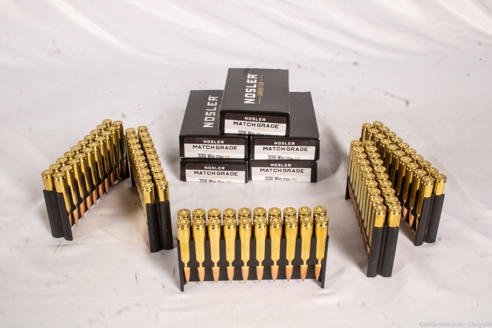 100 Rounds of 308 Win Nosler Match Ammo-img-2