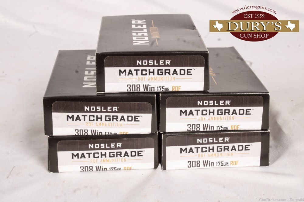 100 Rounds of 308 Win Nosler Match Ammo-img-0