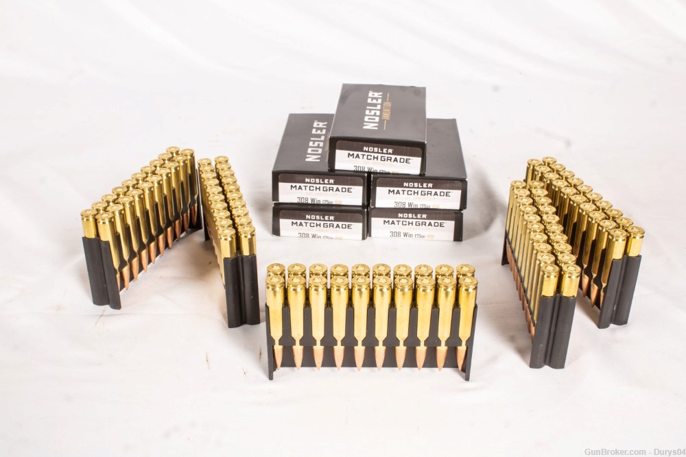 100 Rounds of 308 Win Nosler Match Ammo-img-3
