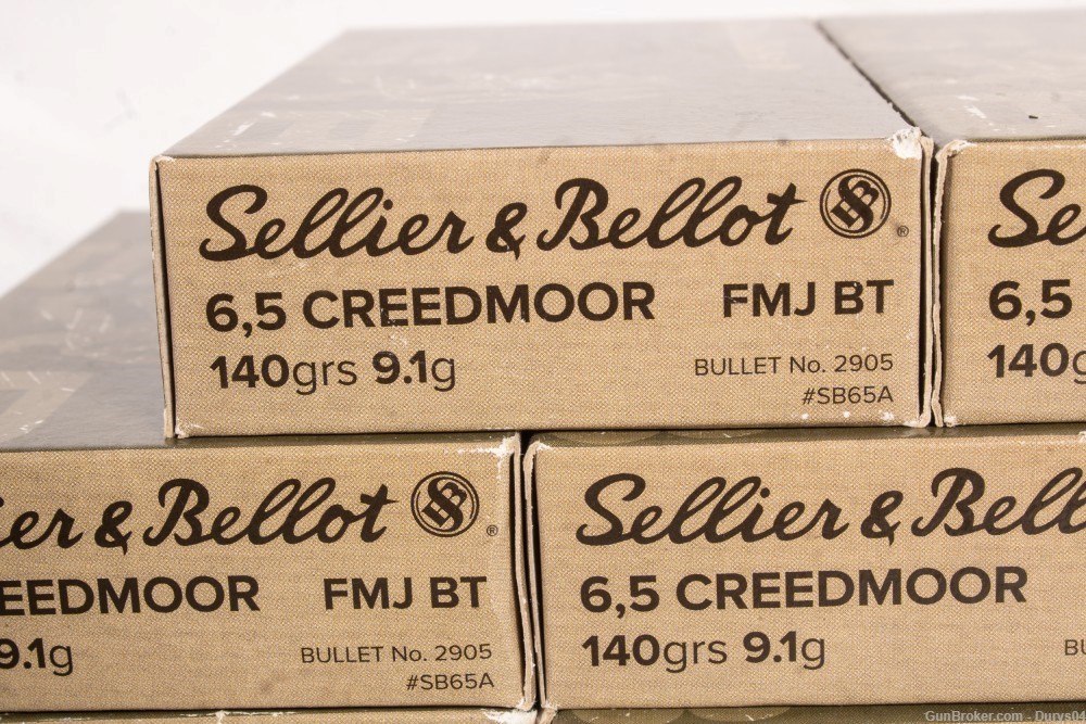 220 Rounds of Sellier & Bellot 6.5 Creedmoor -img-2