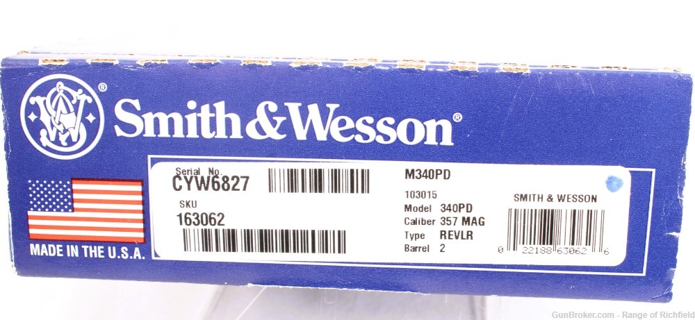 Smith and Wesson 340PD Airlite 357 MAG -img-6