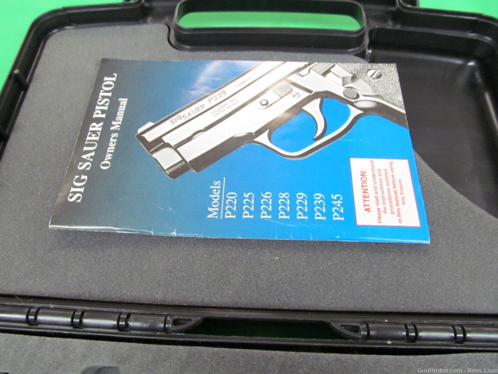 Sig Sauer P245, .45ACP, W. German, 2 mags, papers, case-img-10