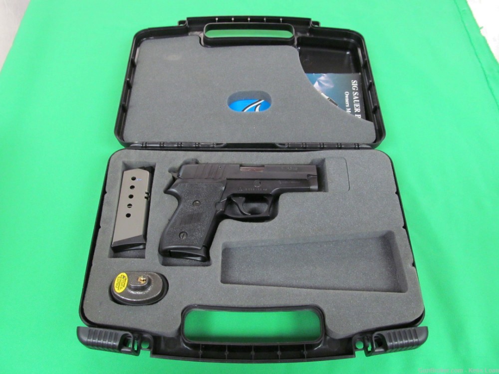 Sig Sauer P245, .45ACP, W. German, 2 mags, papers, case-img-0