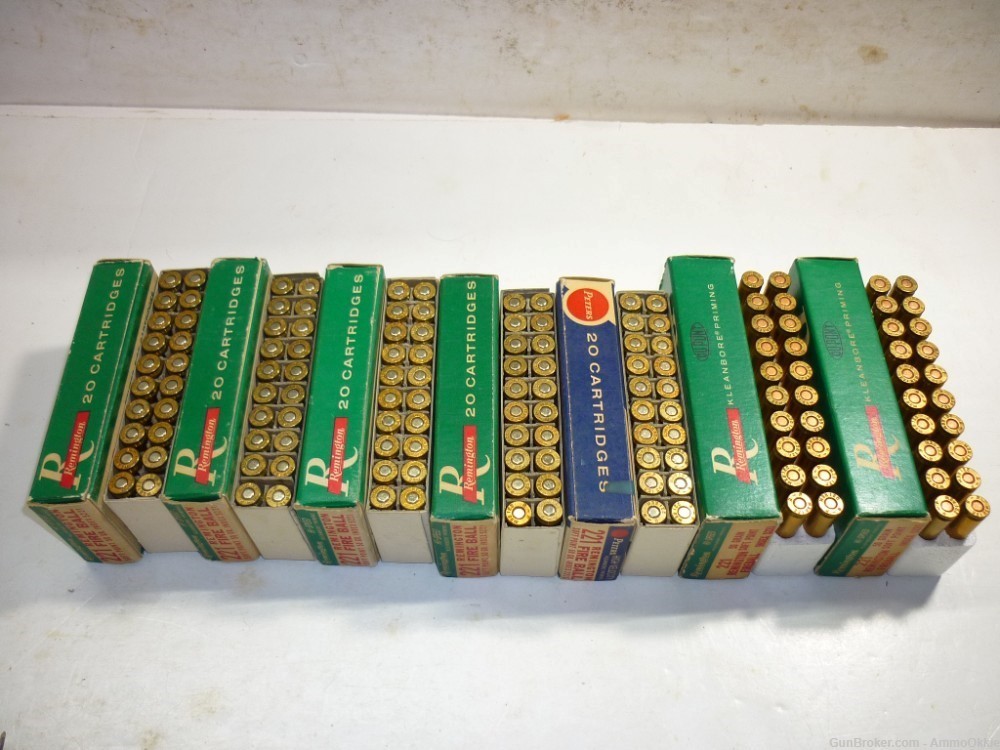 20rd - 221 Rem Fireball - Vintage Ammo - 221 Remington Fire Ball-img-6