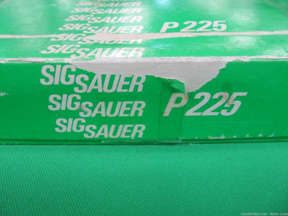 SCARCE 1988 Sig Sauer P225 West German "Jh" Code 9mm BOXED-img-15
