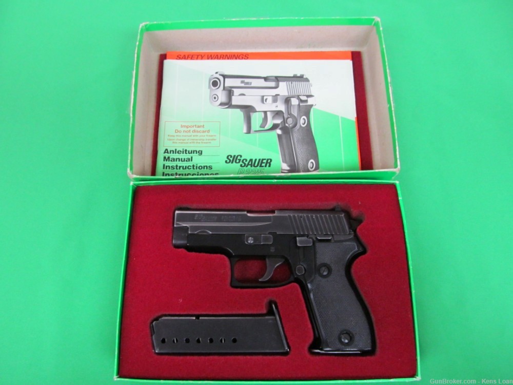 SCARCE 1988 Sig Sauer P225 West German "Jh" Code 9mm BOXED-img-0